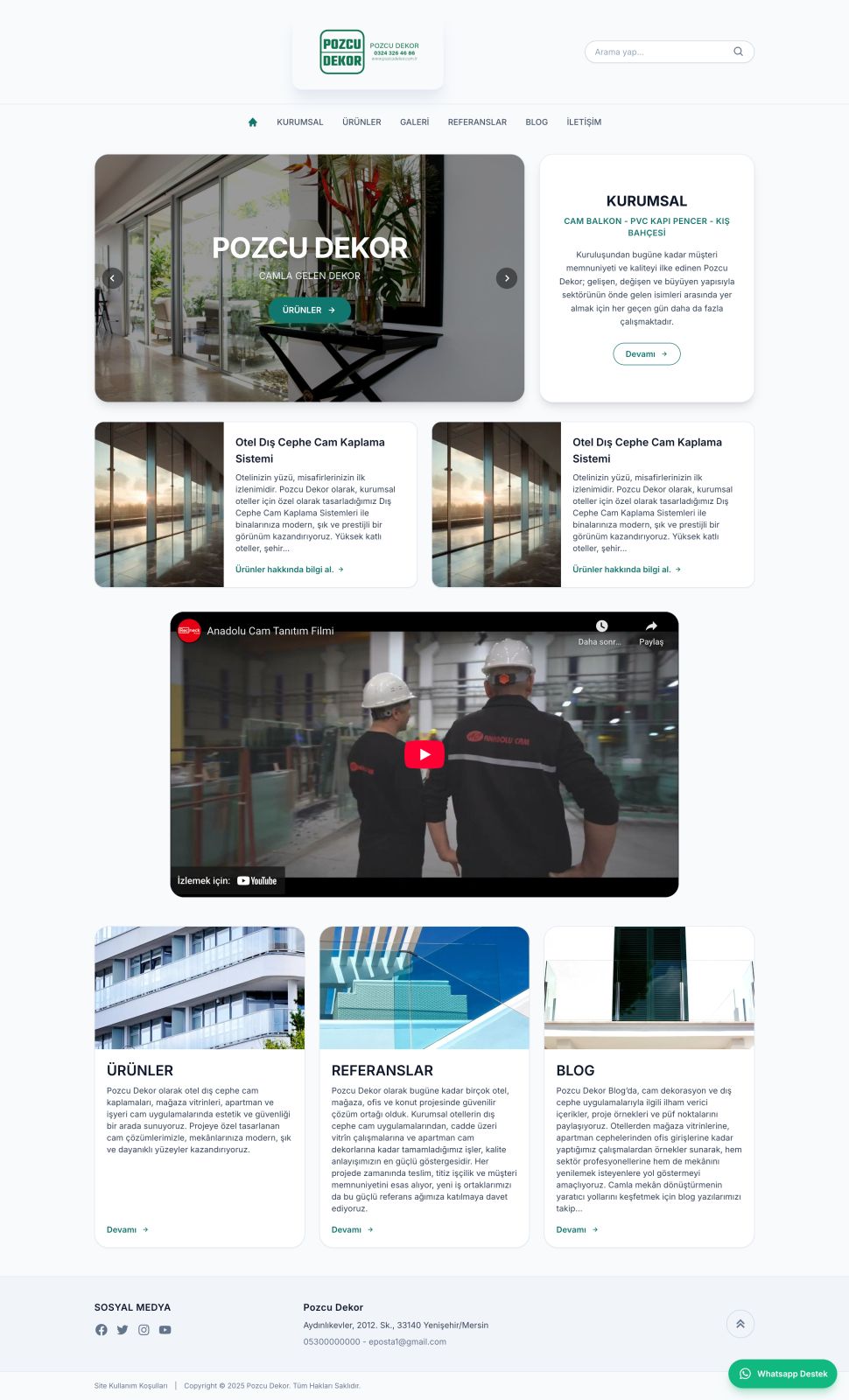 Hazır Kurumsal Website Paketi