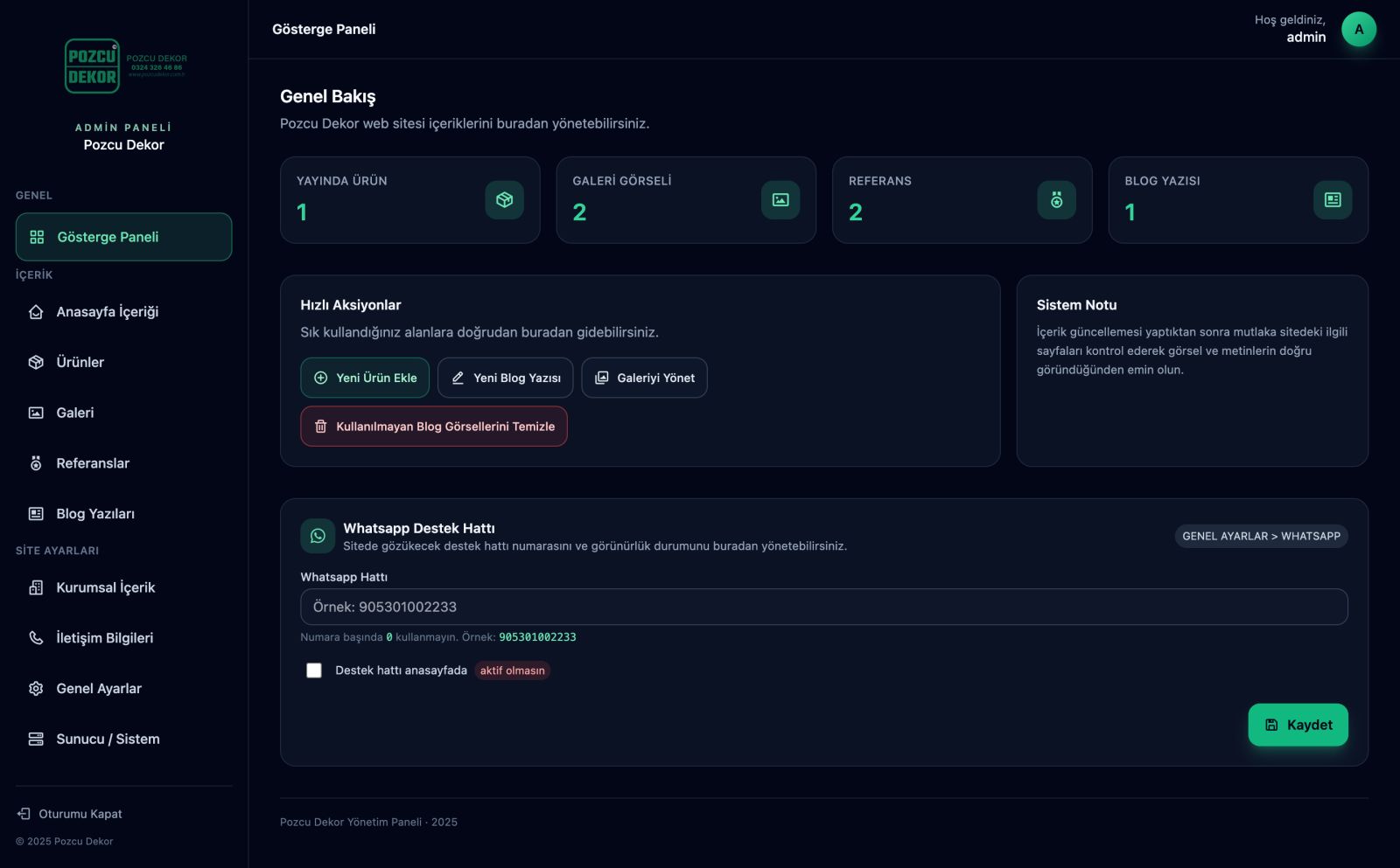 Hazır Kurumsal Website Paketi